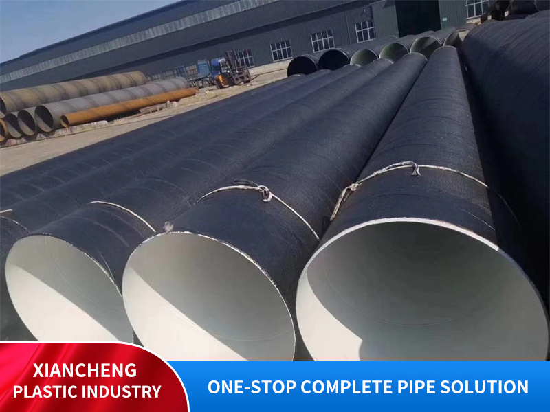 Outer oil-coated and cloth wrapped epoxy coal tar asphalt anti-corrosion inner ipn8710 anti-corrosion steel pipes