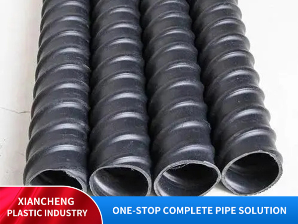 Prestressed corrugated pipe