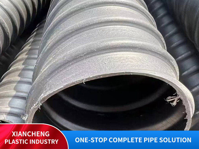 Prestressed corrugated pipe