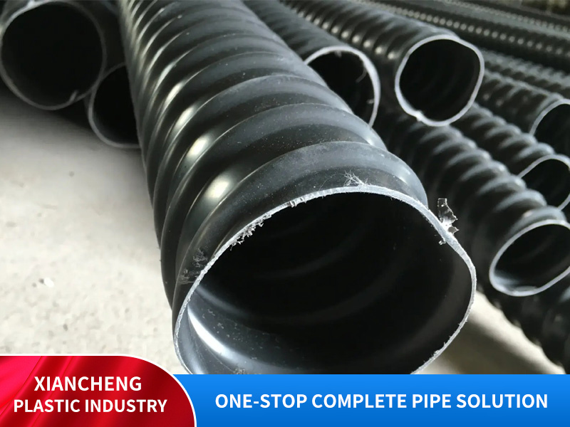 Prestressed corrugated pipe