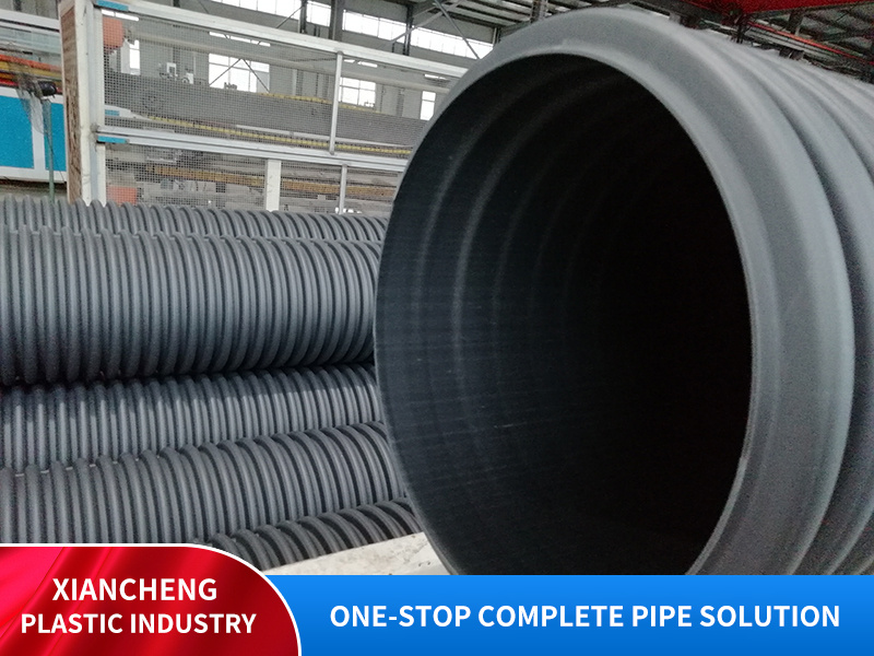 Double-wall corrugated pipe