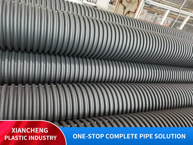 Double-wall corrugated pipe