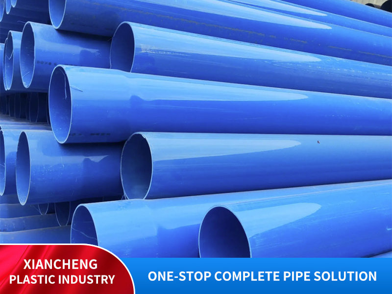 Blue environmentally friendly deep well special pipe