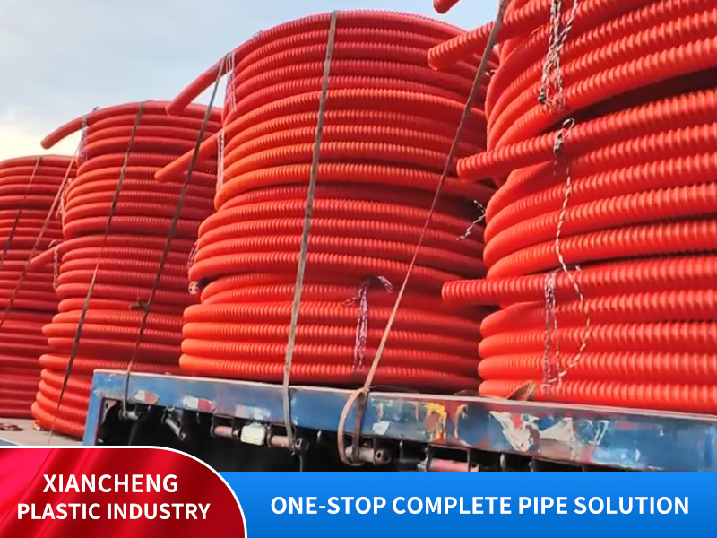 Multi channel corrugated pipe (COD bundle pipe)