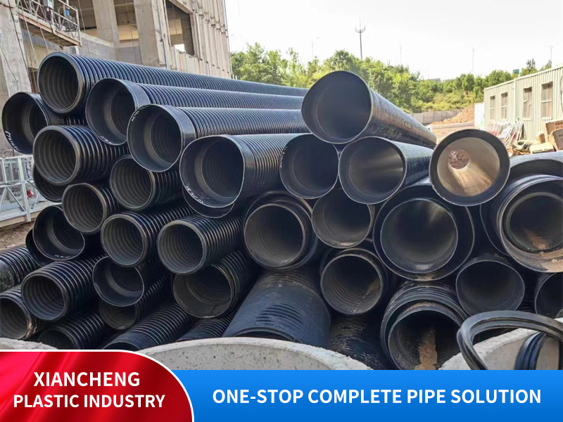Carbon corrugated pipe