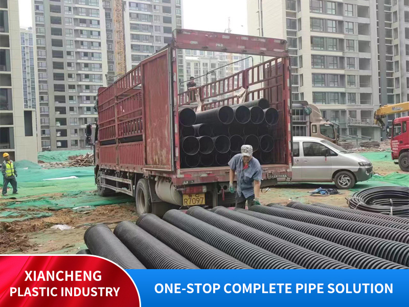 Carbon corrugated pipe